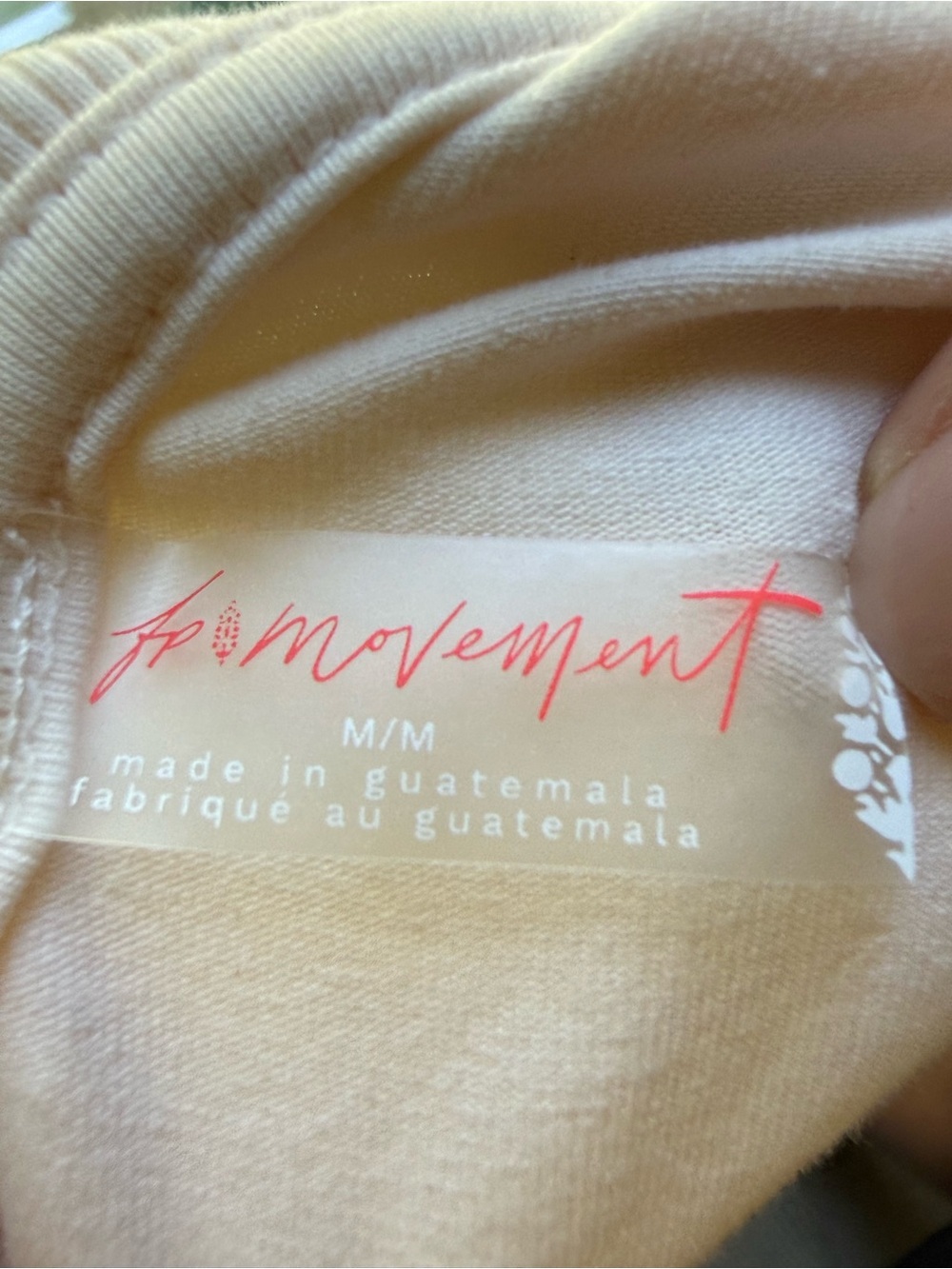 FP Movement by Free People Hot Shot Tee Romper Pale Blush Short Sleeve - Picture 6 of 6